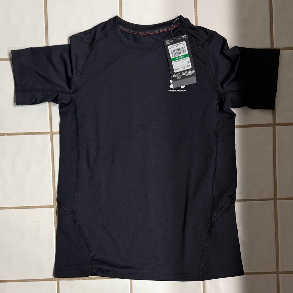 Kids Black Athletic Shirt